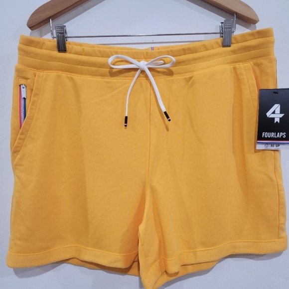 Fourlaps Rush shorts Mango yellow shorts size XL - Picture 2 of 10